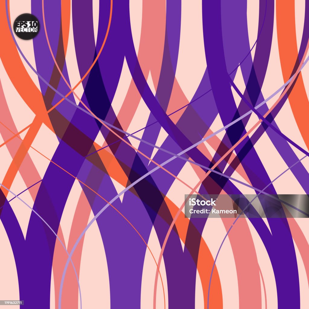 Coloured Pattern Bands Abstract Background With Geometric Pattern Color Band Wave Design Eps10 ...