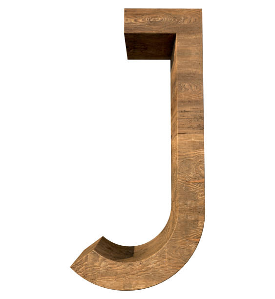 사실적인 나무 문자 j - letter j alphabet three dimensional shape green 뉴스 사진 이미지