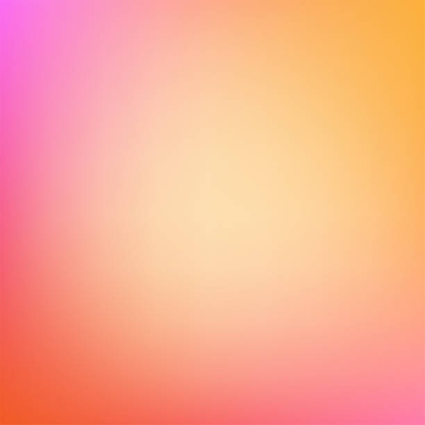 różowa pomarańczowa miękka gradientowa ilustracja wektorowa tła. abstrakcyjne rozmycie ładny ton kwadratowy szablon projekt koncepcyjny dla strony internetowej, strony. - peach fruit backgrounds textured stock illustrations