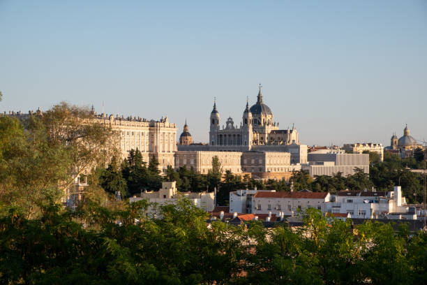 istock Cathedral and Royal Palace, Madrid 1191642983
