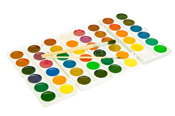 istock watercolor paints and brushes 119164579