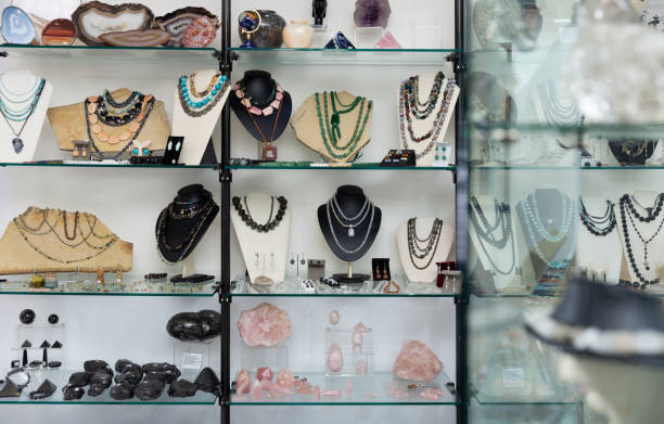 istock Window of jewelry store 1191647641