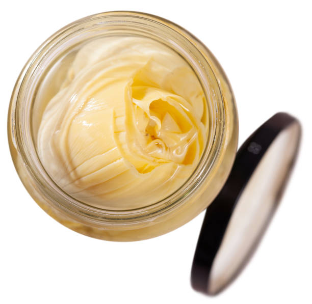 istock Canned artichokes in glass jar 1191648302
