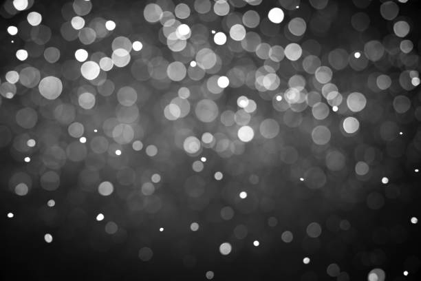 istock Snowflakes isolated on black 1191649203