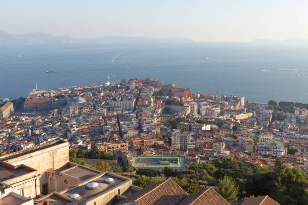 istock Naples city view with sea on background. 1191650274