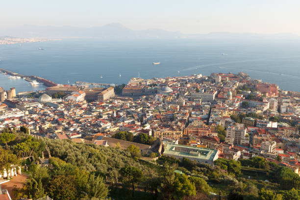 istock Naples city view with sea on background. 1191650417