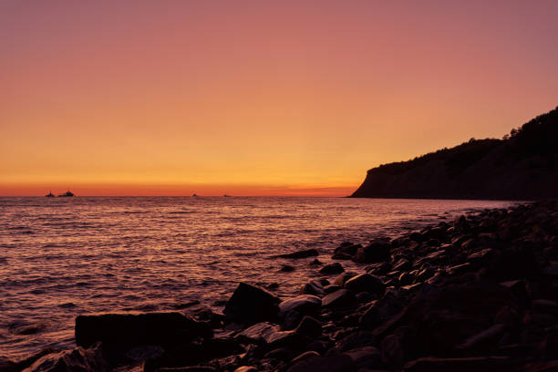 istock Sunset over the sea 1191653189