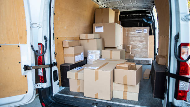 istock Independent Gig Delivery Van Filled with Packages 1191653339