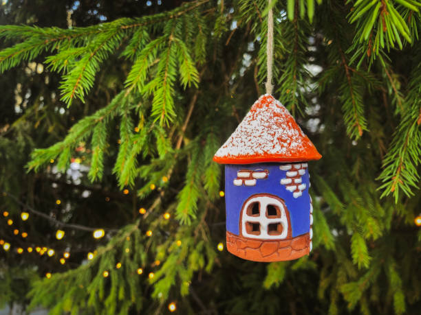 istock Ceramic Christmas decoration Old Tower 1191657173