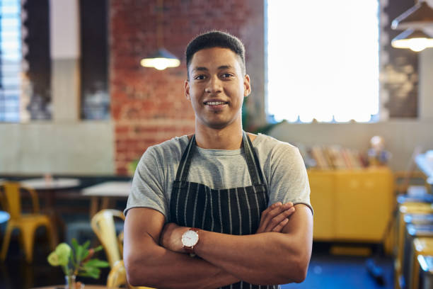 istock I believe wholly in great service with a smile 1191665561