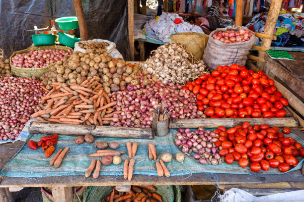 istock fresh vegetables at the marketplace, Madagascar 1191665765