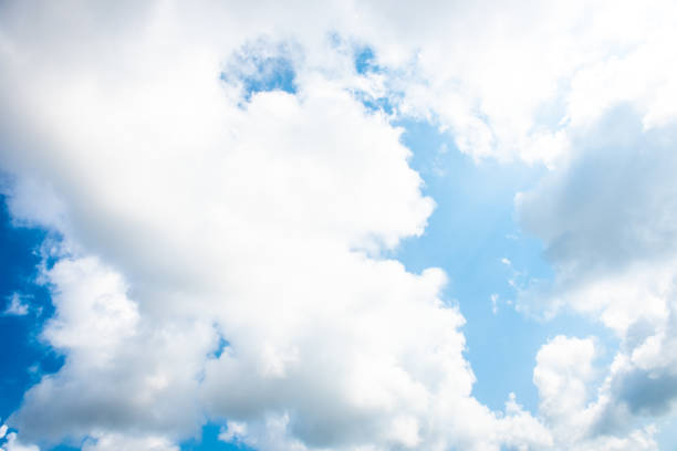 istock Blue sky white cloud white background. Beautiful sky and clouds in the afternoon. 1191668522