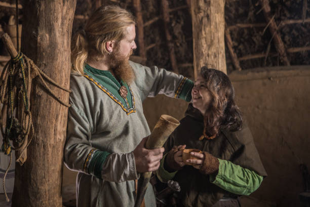 istock Domestic everyday life in an authentic viking settlement 1191669099