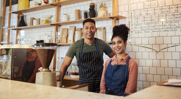 istock Allow us to serve you with a big smile 1191669385