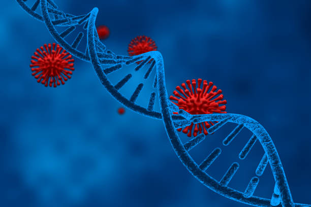 istock 3D virus cells attacking a DNA strand 1191673417