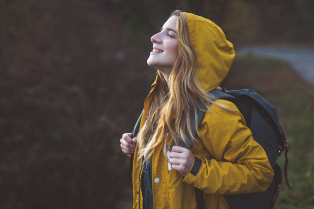istock Joyful woman in nature 1191673667