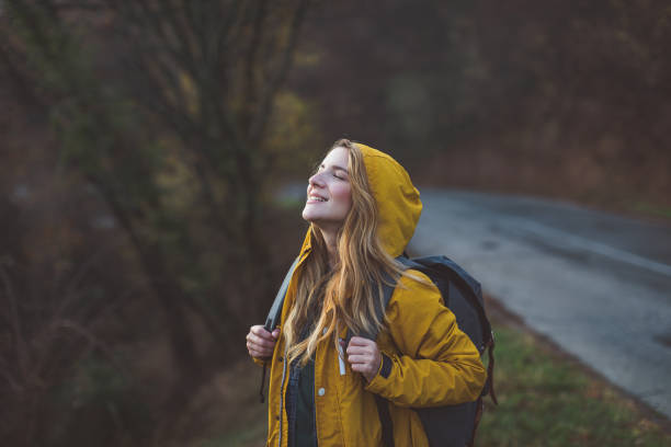 istock Joyful woman in nature 1191673780