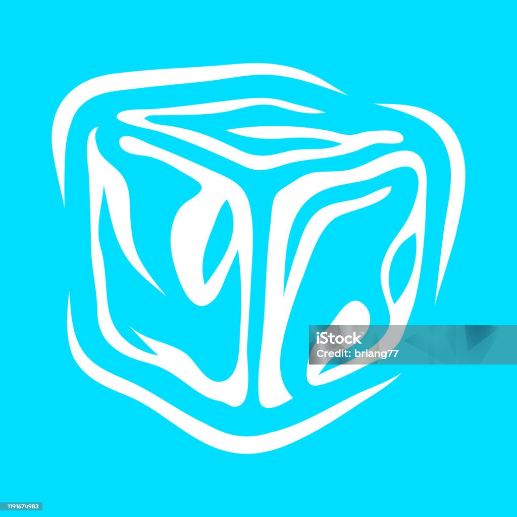 Frozen Ice Particlesvector Frozen Ice Cubes For Drinks Stock Illustration - Download Image Now ...