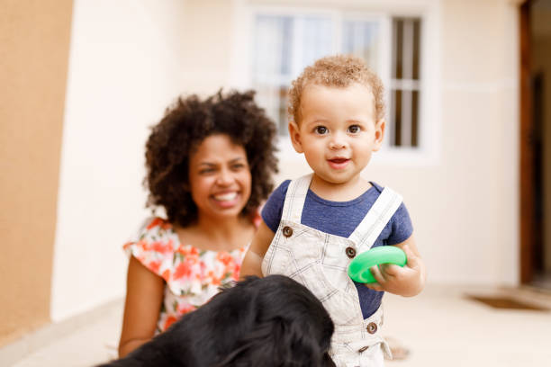 istock Family having fun playing outside 1191676476