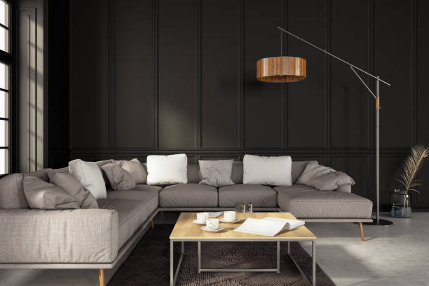 istock Modern Living Room with Corner Sofa 1191676788