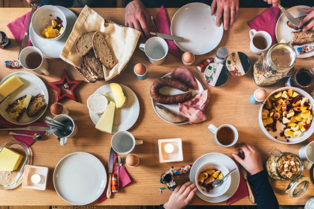istock family having breakfast together 1191677860
