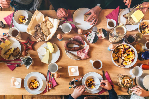 istock family having breakfast together 1191678137