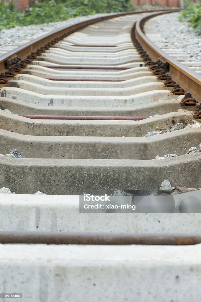 Rail - Lizenzfrei Bahngleis Stock-Foto
