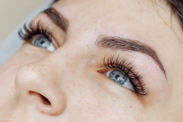 istock Result of permanent makeup, tattooing of eyebrows 1191681998