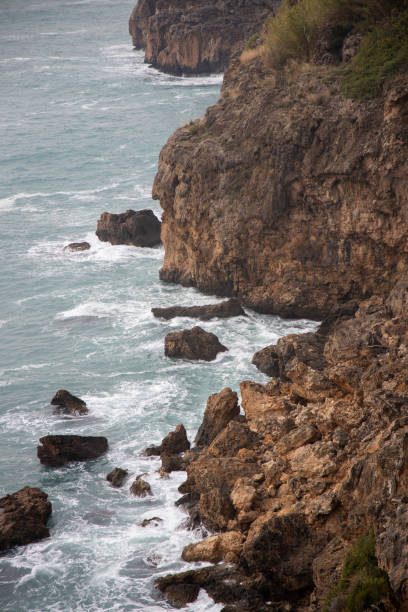 istock stormy weather and sea waves 1191682018