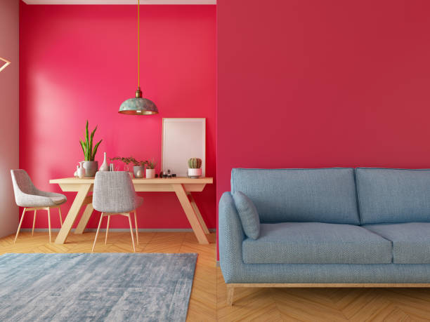istock Interior Design of Modern Living Room with Sofa 1191682193