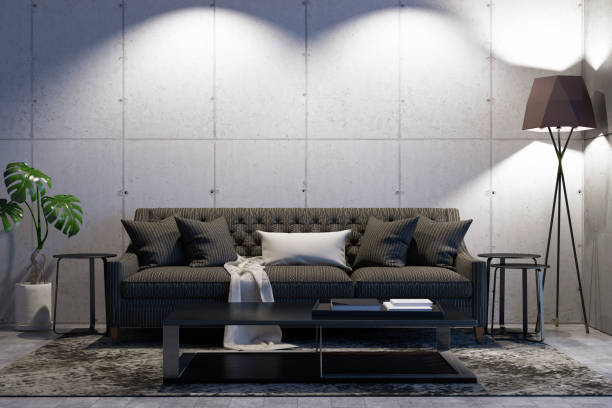 istock Modern Living Room with Sofa and Decorations 1191682354