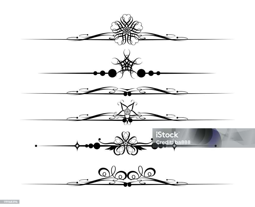 Design intérieur compartimenté image vectorielle-Set 1 - clipart vectoriel de Antiquités libre de droits