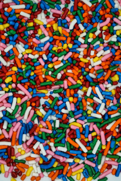istock sugar sprinkles isolated, decoration for baked goods, cakes. Background 1191686441