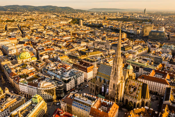 istock Vienna skyline at morning 1191686554