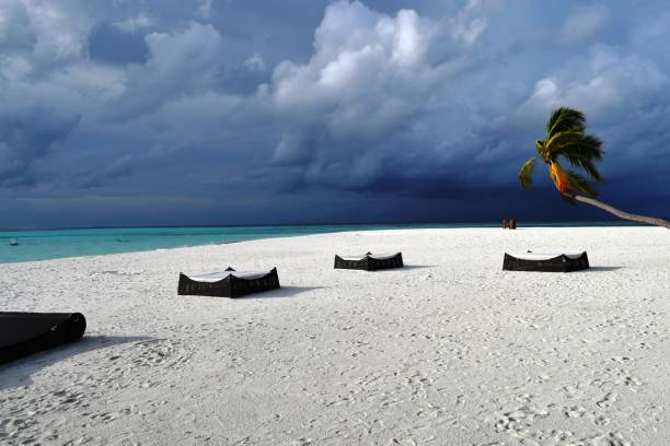 Maldivian Storm Maldivian Storm in Ari Atoll meeru island photos stock pictures, royalty-free photos & images
