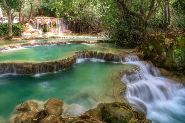 istock The Kuang Si Waterfall, Luang Prabang, Laos 1191693097