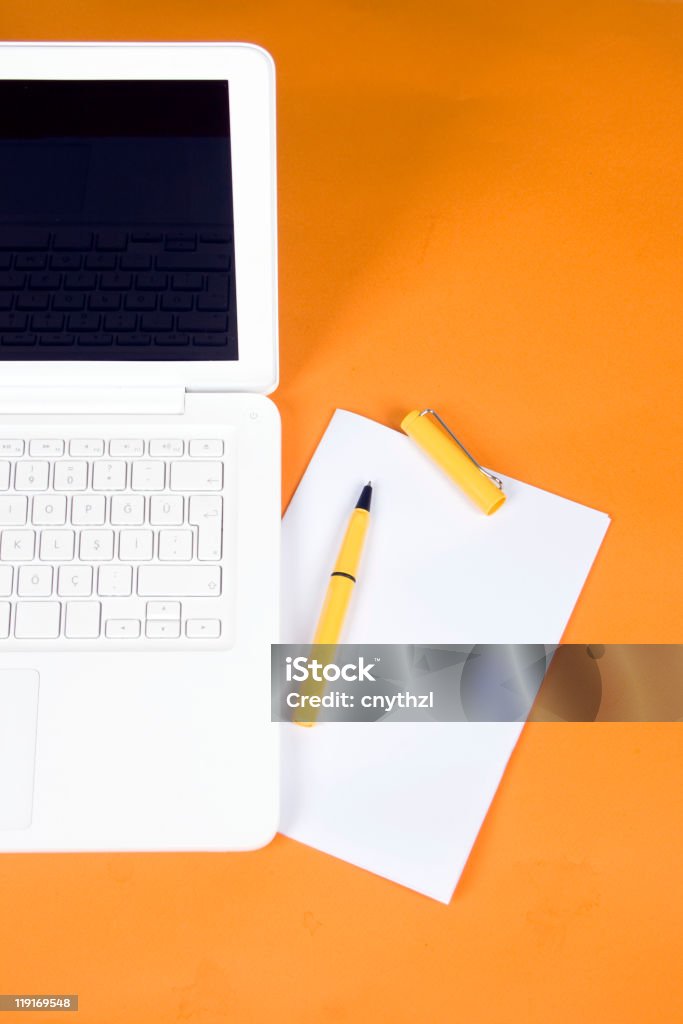 Laptop  Color Image Stock Photo