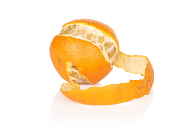 istock Fresh orange mandarin isolated on white 1191696500