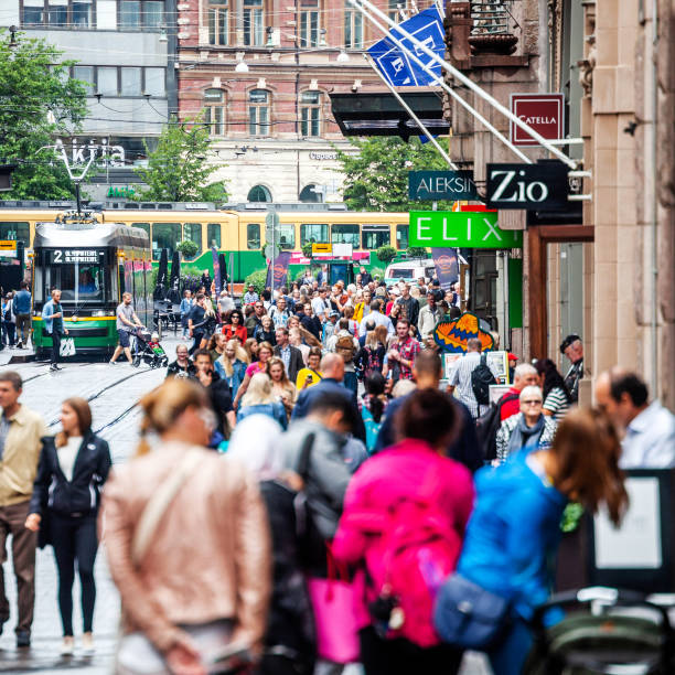 istock Helsinki, Finland - busy city centre 1191701155