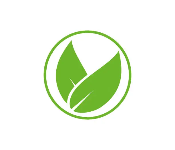 Vector illustration of leaf logo