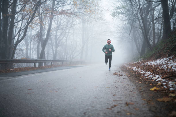 istock Man Running On The Road. 1191702337