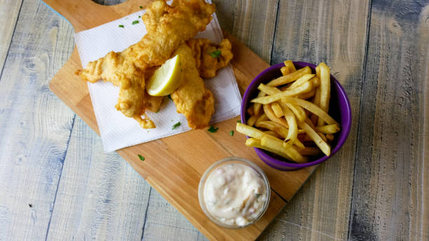 istock Fast food on a restaurant table 1191707318