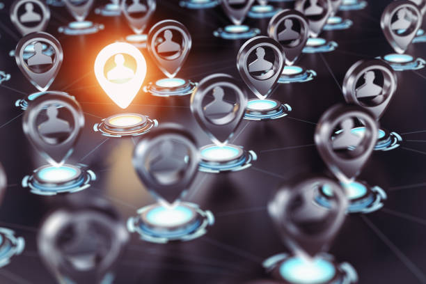 istock Social network concept. background. Different people conncected by different ways. 1191717184