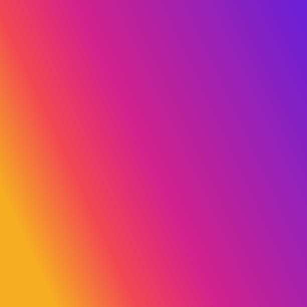 яркий градиент фон для сайта, розовый, оранжевый, фиолетовый - instagram stock illustrations