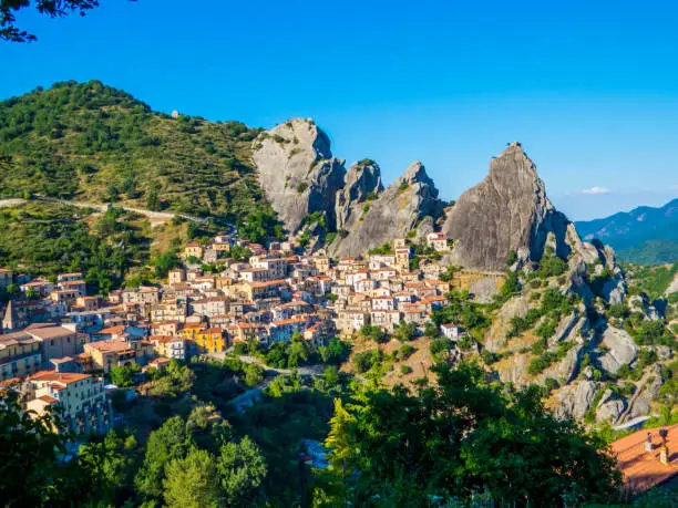 View of Castelmezzano, Basilicata, southern Italy