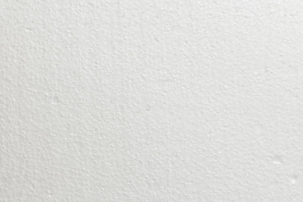 foam sheet surface. cellular texture closeup. modern building insulation