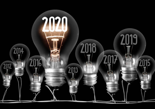 istock Light Bulbs with New Year 2020 1191727416