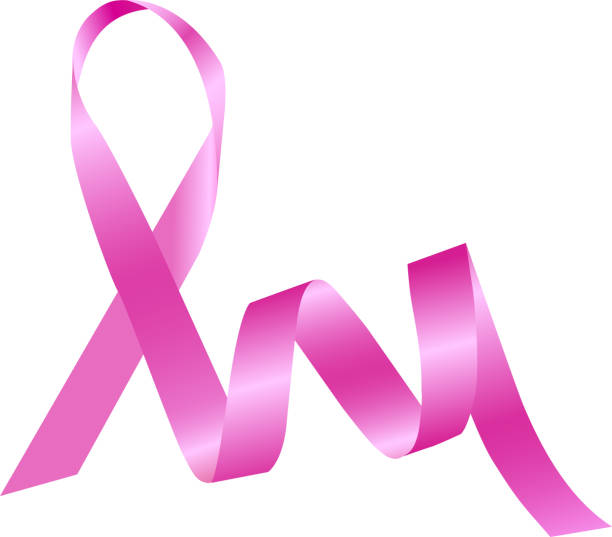 istock Pink ribbon sign used for breast cancer. 1191731734