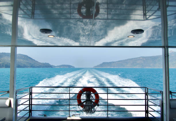 istock Wake caused by speed boat. 1191732556