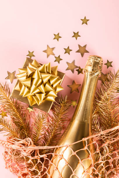 istock Christmas and New Year Composition. Reusable shopping bag. 1191733532